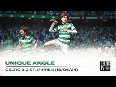 Champions Unique Angle | Celtic 3-2 St. Mirren | Champions mark Trophy Day with three goals!