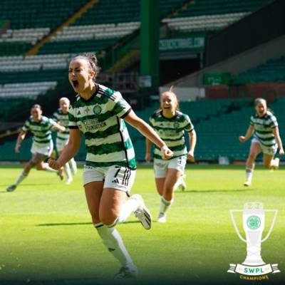 Amy produces some Gallacher magic to win Celtic’s first ever title