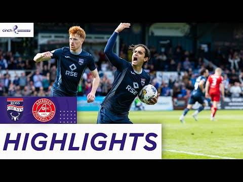 Ross County 2-2 Aberdeen | Staggies To Face Play-Offs After Draw To Dons | cinch Premiership