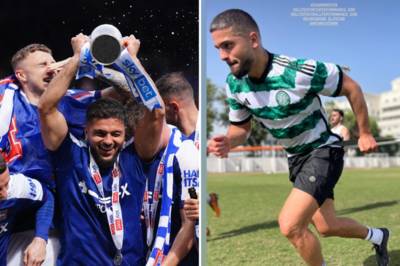 Premier League captain spotted training in Celtic kit Premier League captain spotted training in Celtic kit