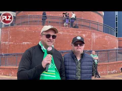 Celtic fans confident of Hampden glory.