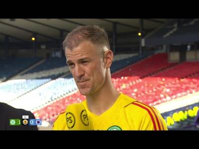 Celtic’s Joe Hart reflects on Scottish Cup win in the final match of his career