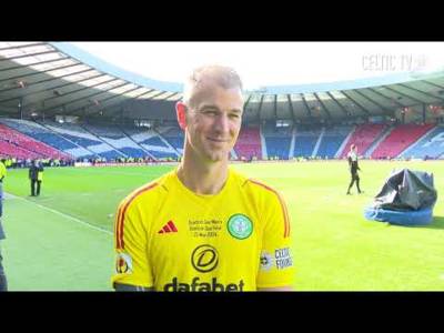 Joe Hart On The Match | Celtic 1-0 Rangers | Hart Signs off with Scottish Cup win!