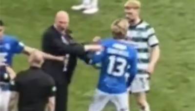 Video: Watch As Furious Clement Pushes Cantwell!