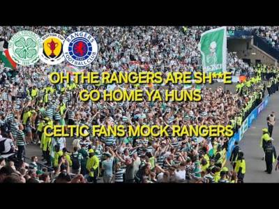 Celtic Fans Mock Rangers after Scottish Cup Final Win