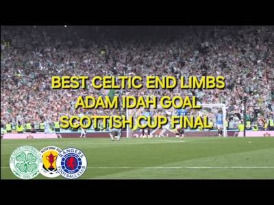 Best Celtic End Limbs for Adam Idah Goal Scottish Cup Final / Goosebumps