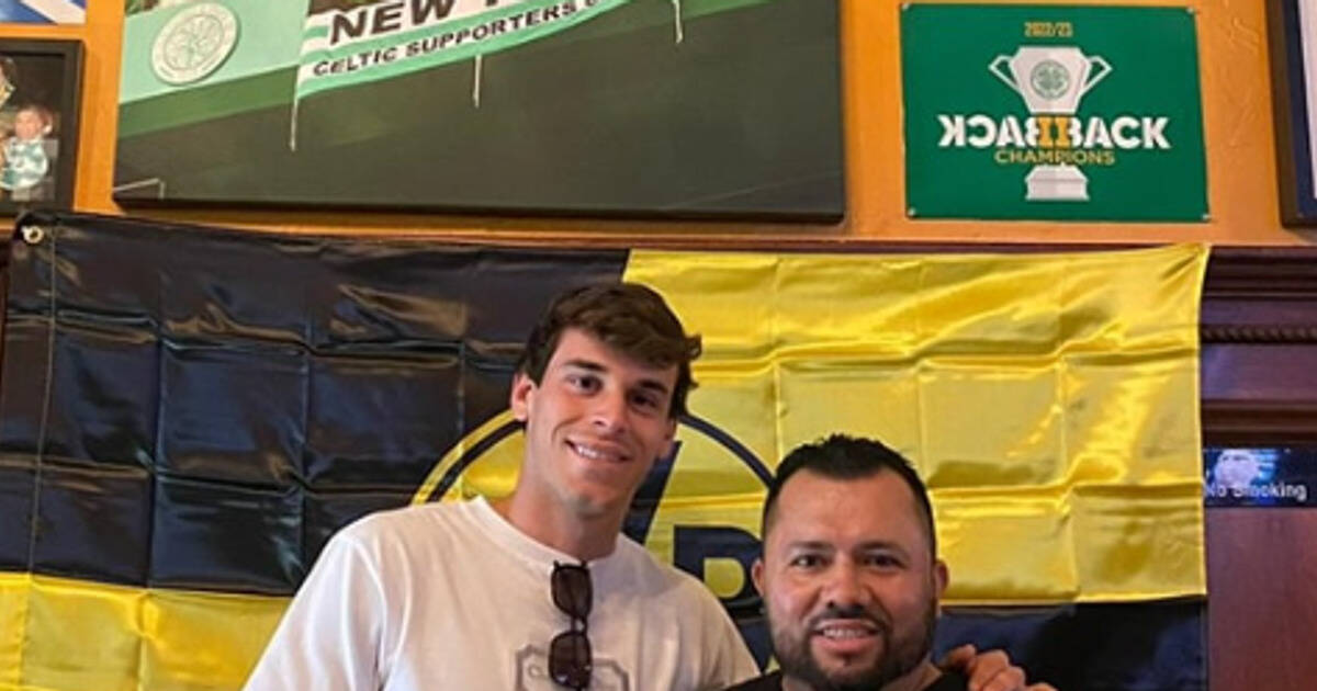 Paulo Bernardo nails Celtic colours to mast as Benfica starlet spotted at famous Hoops pub