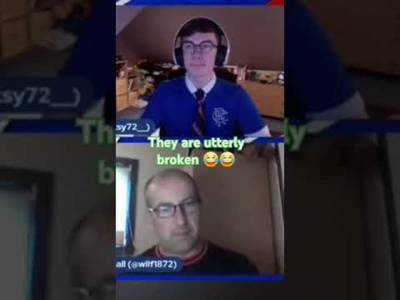 Rangers fans boast about winning Petrofac Cup