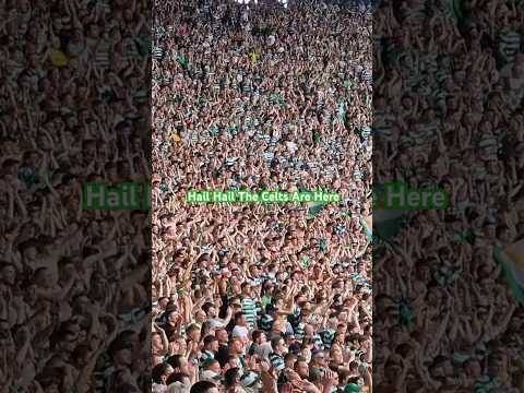 Celtic fans sing Hail Hail at Scottish Cup Final vs Rangers #celtic #celticfc #celticfans