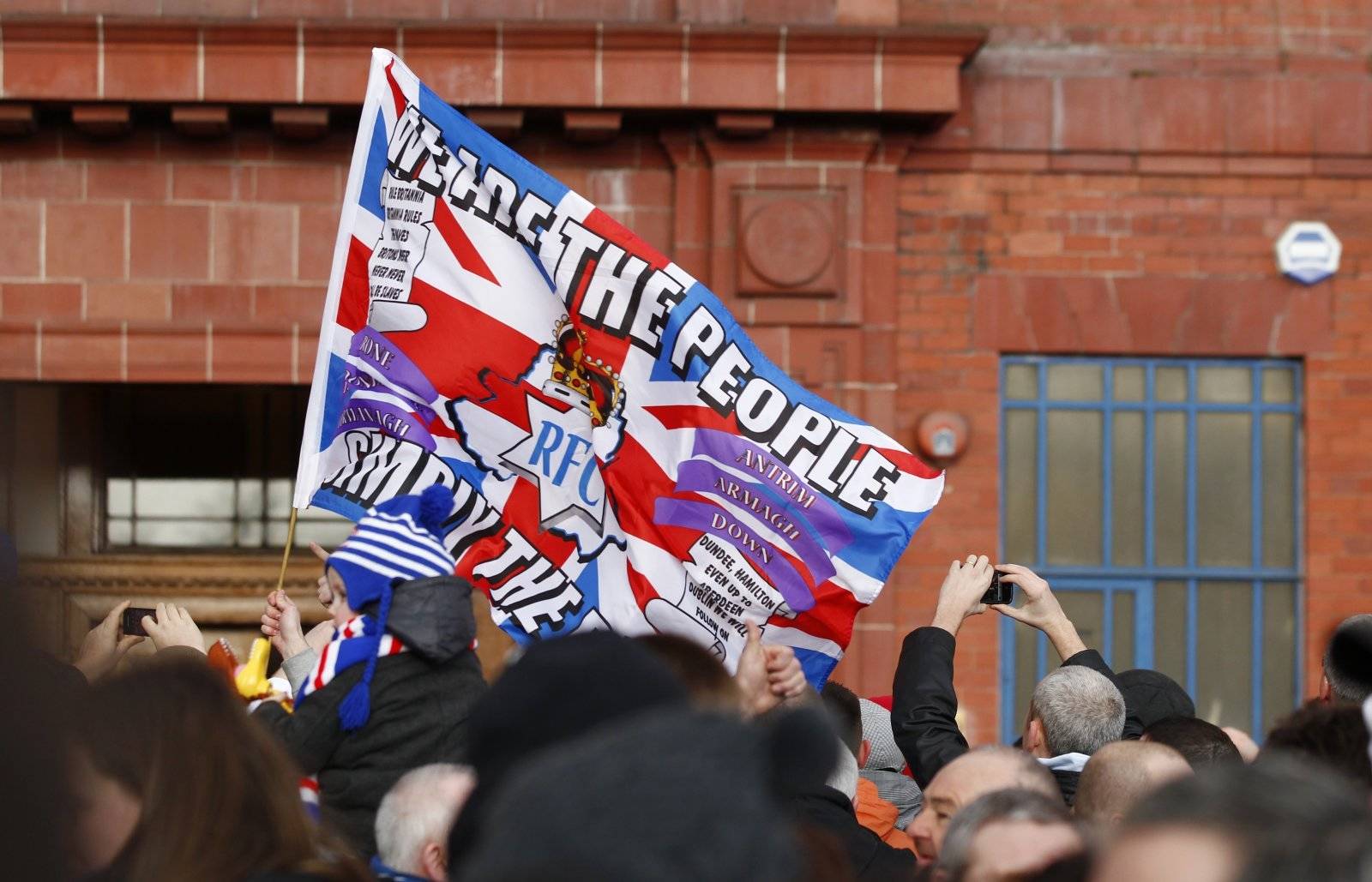 The Pin Badge Sales Which Sum Up The Ibrox Fans Retreat From Reality.