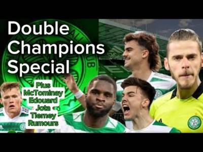 Celtic double winners. Champions Tribute special + news and rumours
