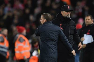 Celtic manager Brendan Rodgers makes International appearance after Jurgen Klopp meet