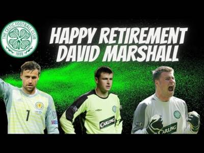HAPPY RETIREMENT FORMER CELTIC & HIBS KEEPER DAVID MARSHALL l THE MAN WHO GOT SCOTLAND TO EURO 2020