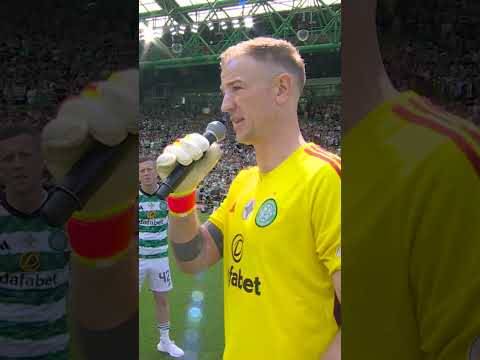 ICYMI: Joe Hart farewell speech at Celtic Park #shorts