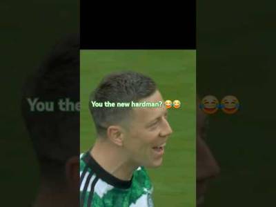 You the new hardman noo? Callum Mcgregor laughs at Rangers