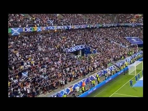 DEFEANING Flower of Scotland v Switzerland Euro 2024