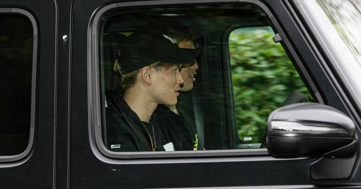 Kyogo leads Celtic stars pictured returning to Lennoxtown for pre season training
