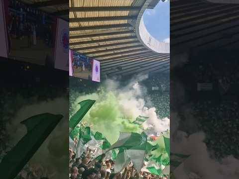 Celtic Pyro Scottish Cup Final v Rangers