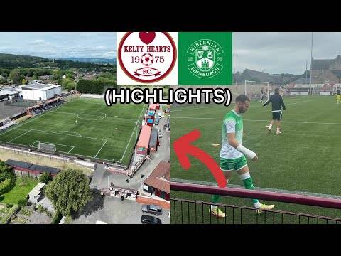 Kelty Hearts V Hibs Scottish League Cup (Highlights)!!!