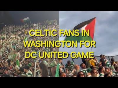 Celtic Fans In Washington vs DC United (4-0)