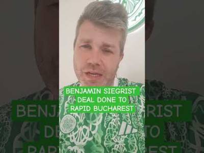 DEAL DONE FOR #BenjaminSiegrist to #rapidbucuresti #neillennon