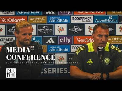 Celtic Media Conference | Kasper Schmeichel and Brendan Rodgers | Pre Man City (22/07/24)