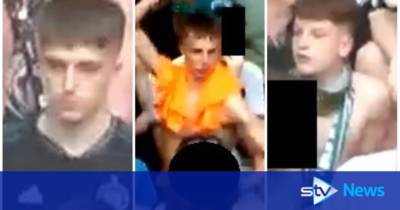 CCTV images released of three men police wish to speak to following assaults at Celtic Park