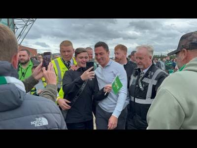 Scott Brown Arriving Before the Celtic V Kilmarnock Game First Game Season!!!