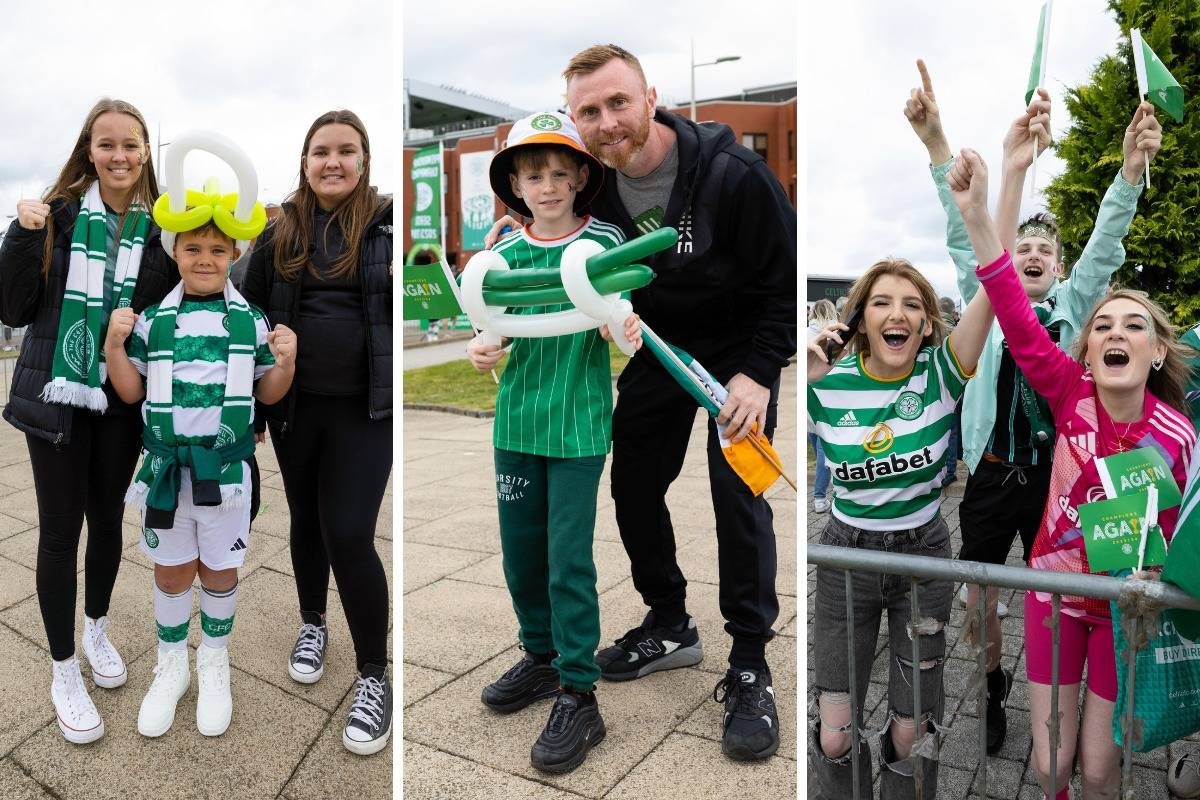20 fantastic photos of Celtic fans celebrating flag day with the team v Kilmarnock &ndash; gallery