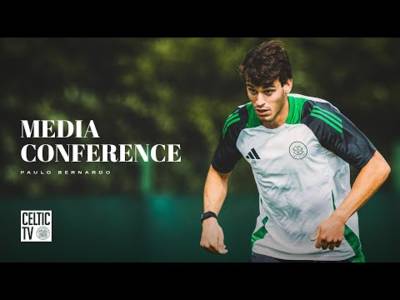 Full Media Conference | Paulo Bernardo speaks on his delight on joining Celtic permanently! (8/8/24)