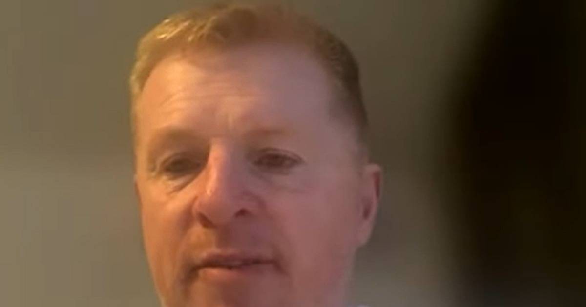 Neil Lennon breaks silence on ‘urinating on the pitch’ row during Rapid Bucharest training session