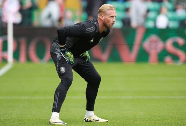 Video: Celtic share brilliant acrobatic Kasper Schmeichel moment from training