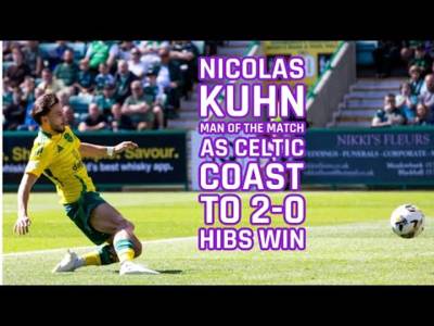 Kuhn Stars As Celtic Coast To 2-0 Win Over Hibs(goals and chances video included)