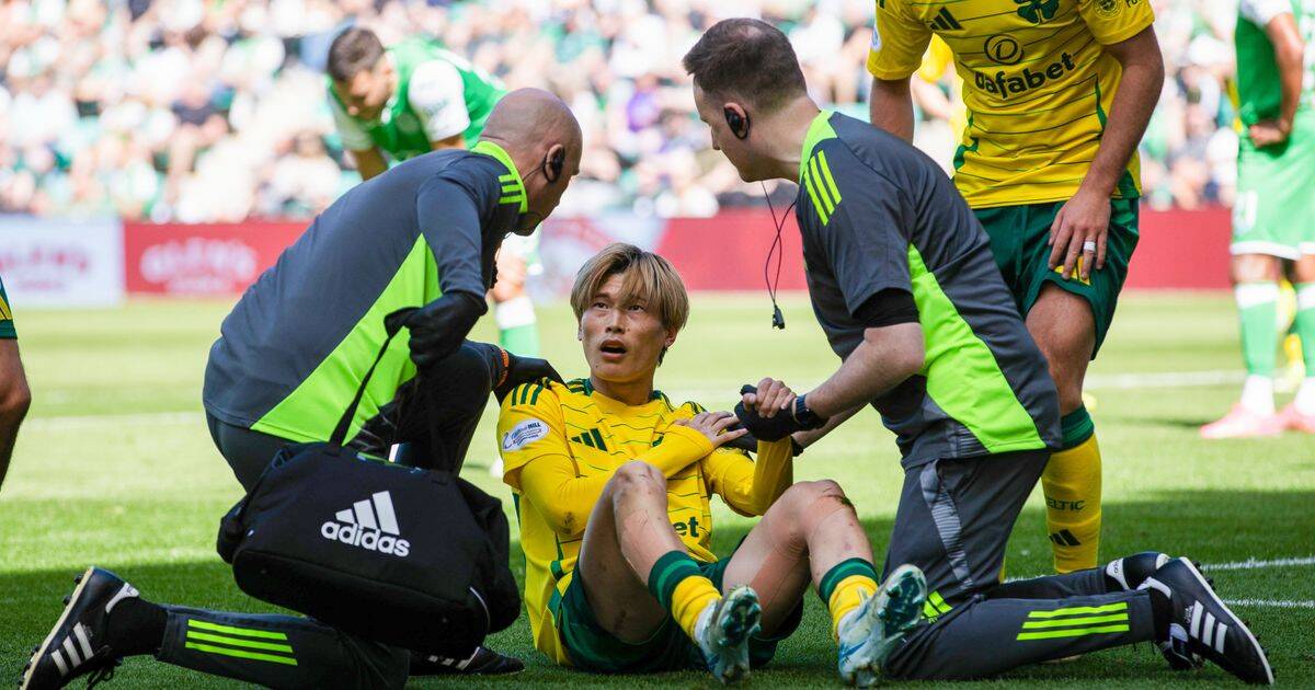 Kyogo misses Celtic training as shoulder injury doubt puts Adam Idah on standby for second debut