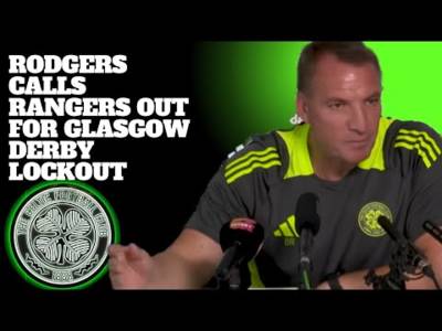 Brendan Rodgers Calls Out Rangers! | This is Not a Celtic Issue It’s a Rangers Issue!