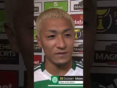 Daizen Maeda Speaking English #celtic #celticfc #celtictv #football #japan #spfl #scottishfootball