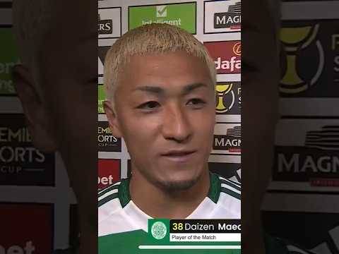 Daizen Maeda Speaking English #celtic #celticfc #celtictv #football #japan #spfl #scottishfootball