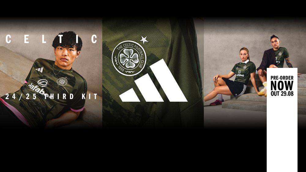 Adidas x Celtic FC reveal 2024/25 Third Kit &ndash; Pre-order now