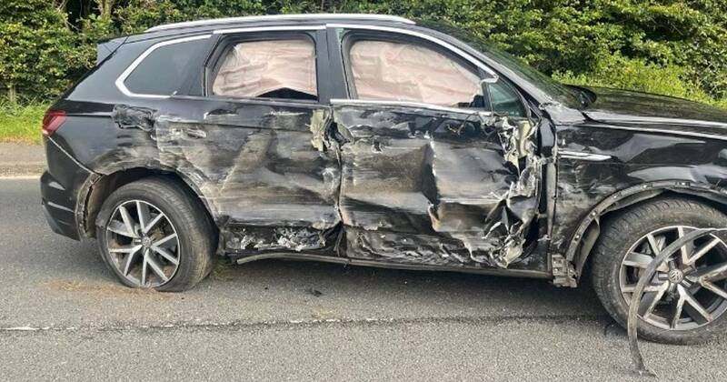 Glasgow Celtic legend ‘lucky to be alive’ after sleeping driver smashed into car in terrifying ordeal