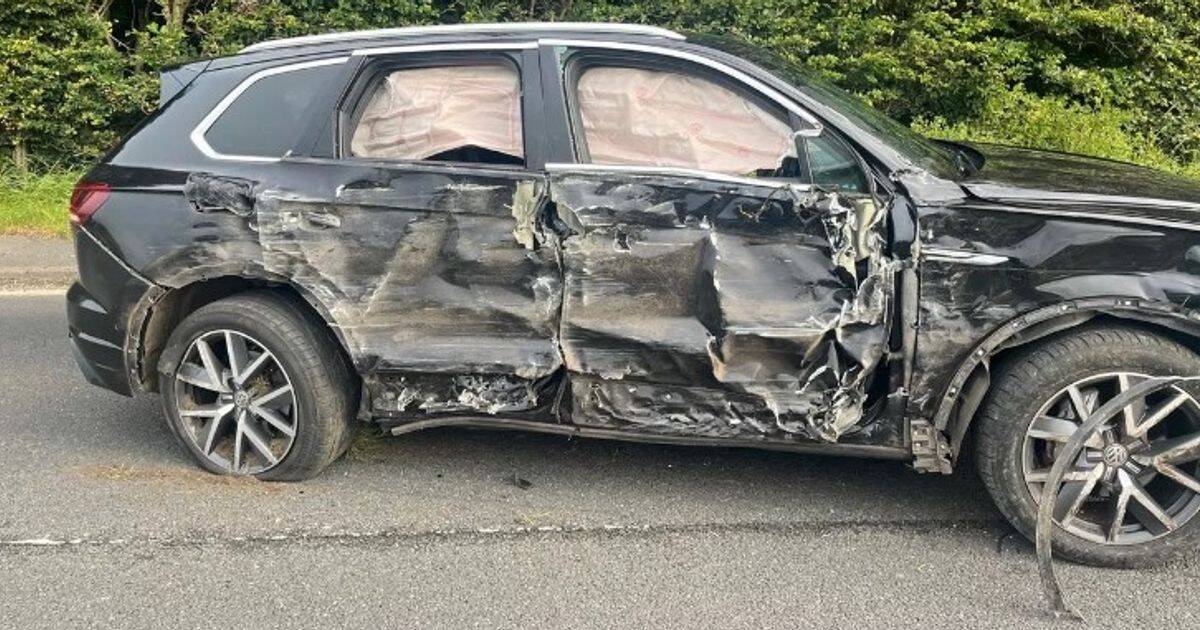 Glasgow Celtic legend ‘lucky to be alive’ after sleeping driver smashed into car in terrifying ordeal