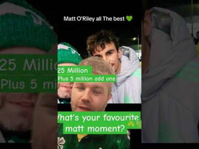 MATT O’RILEY ALL THE BEST AT BRIGHTON! #brightonhoveandalbion #mattoriley #celtic