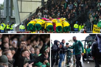 13 superb photos of Celtic fans and players celebrating dominant 3-0 Scottish Premiership win at St. Mirren – live gallery 13 superb photos of Celtic fans and players celebrating dominant 3-0 Scottish Premiership win at St. Mirren – live gallery