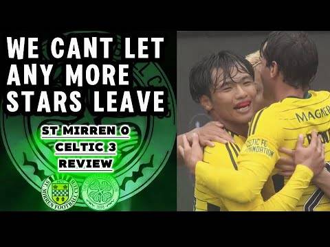 St Mirren 0-3 Celtic. New signings now a priority after O,Riley sold.
