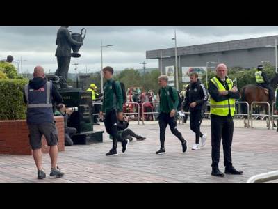 All New Signings on the Celtic Team Bus Arriving Before the Celtic V Rangers Game!!!