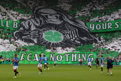 Frustrated Green Brigade Issue Glasgow Derby Banner Statement