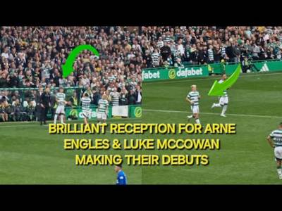 Heroes Reception For Record Singing Arne Engles & Luke McCowan / Celtic 3-0 Rangers