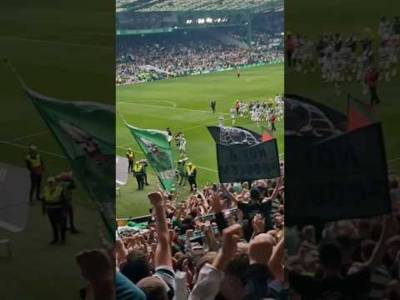 Kyogo Leads Post Match Rangers Celebrations #celtic #celticfc #football #celticfans #spfl #rangersfc