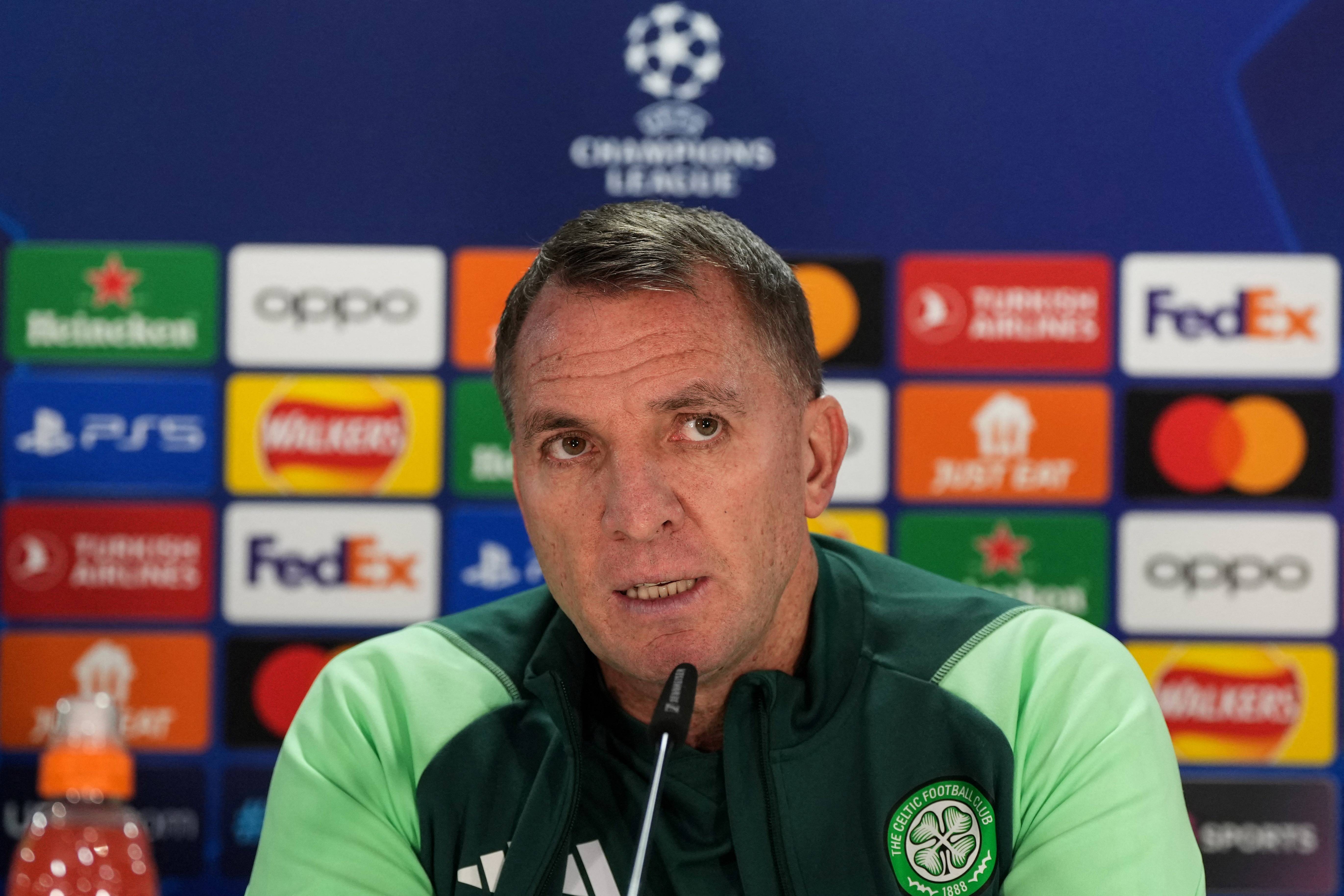 Brendan Rodgers outlines Celtic ‘mantra’ ahead of Champions League as £5m Rangers star suffers injury blow