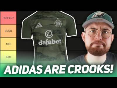 Ranking All Adidas Celtic Away/Third Shirts!!!