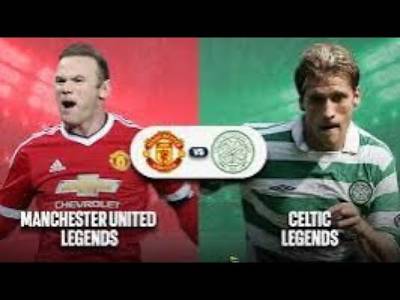 MAN UNITED v CELTIC LEGENDS 1-1 PENS 4-5 (HIGHLIGHTS)!!!